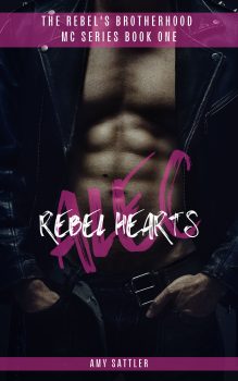 Sexy Abs of sexy men glistening underneath a leather Jacket - Cover Image for "Rebel Hearts" Book 1 in The Rebel's Brotherhood